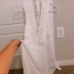 White Swim Cover-Up Top